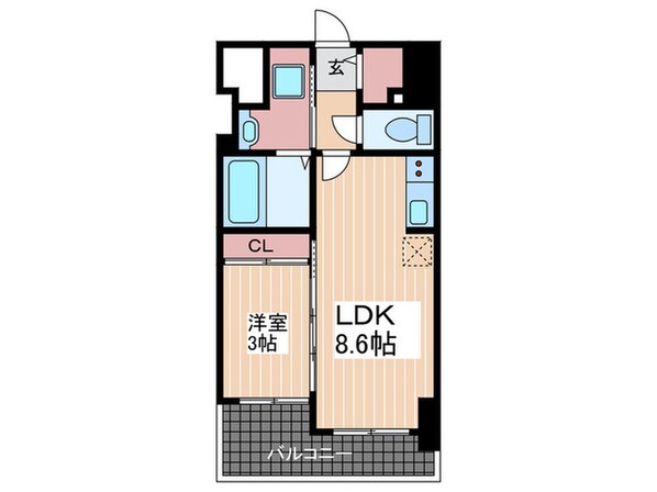 Ｓ－ＲＥＳＩＤＥＮＣＥ舟入本町の物件間取画像